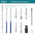 All Sizes Capsule Filling Machine Kit for Pill Filler #000, 00, 0, 1, 2, 3, 4, 5-11 Piece Micro Lab Spoons, Spatula