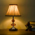 7 7 12 Inch Small Modern Crystal Bedside Table Lamp, x x Electroplaetd Silver Base Table Lamp for Bedrooms and Office
