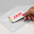 JAM PAPER Plastic 1 inch Clear Binder, 3 Ring - Sold Individually