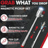 DIYSELF Magnetic Pickup Tool, Telescoping Magnet Stick, LED Flashlight, Flexible Magnetic Pickup Tool, Extendable
