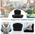 BANKQF Seat Cushion for Office Chair and Car, L-Shaped Ergonomic Car Seat Cushions, Memory Foam Chair Cushion, Lumbar
