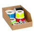 BOX USA Open Top Bin Boxes, 10" x 12" x 4-1/2", Kraft (Pack of 25)