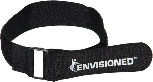 Premium Cinch Straps 4 Pack with Stainless Steel Metal Ring (Buckle), Durable Hook and Loop, 2" x 100"