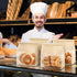 50 11 8.7 4.3 Inches Packaging Ohuimrt PCS Paper Bread Bags for Homemade Breads, x x Kraft Bakery Bags with Tin Tie Tab