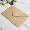 Lucky Star 25 PCS Brown Kraft Paper Envelopes for 5x7 Cards, A7 Envelopes, Perfect for Weddings, Invitations, Birthday.
