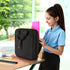 Zipper Binder, 3 Ring 2 Inch School Binder with 500 Sheet Capacity, Black, Handle & Shoulder Strap Included
