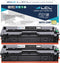 LCL Compatible Toner Cartridge Replacement for HP 201X CF400X Color Laserjet Pro MFP Series (Black, 2-Pack)