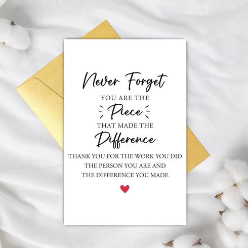 Supoeguk Thank You Card for Boss, Appreciation Gifts for Leader Manager, Boss Day Gift for Him Her, Never Forget You
