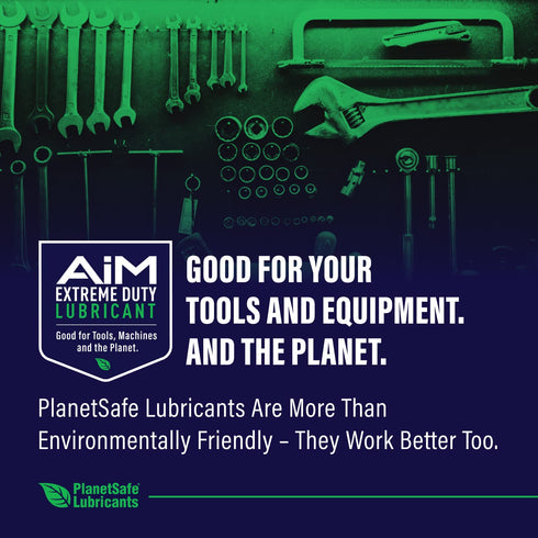 1 oz PlanetSafe Lubricants AiM Extreme Duty Lubricant/Grease - - All-Purpose Spray - Household Oil - Safe for Tools