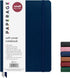PAPERAGE Softcover Lined Journal Notebook (Navy), 176 Pages, Small 5.6 x 7.9 inches, College Ruled, 100 GSM