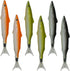 Maydahui 6 PCS Fish Ballpoint Pen - Creative Novelty Pens with Black Ink for School Office Home