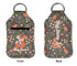 Customizable Foxy Mama Hand Sanitizer Keychain Holder