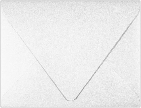 LUXPaper Crystal Metallic A2 Contour Flap Invitation Envelopes | 4 3/8" x 5 3/4" | 80lb Text | 50 Qty