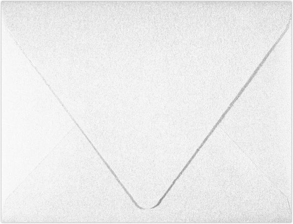 LUXPaper Crystal Metallic A2 Contour Flap Invitation Envelopes | 4 3/8" x 5 3/4" | 80lb Text | 50 Qty