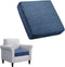 Yueyocici Corduroy Recliner Seat Cushion, Large High Density Foam Square Seat Cushion for
