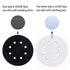 5 Pack 5 Inch 8 Holes Hook and Loop Soft Density Interface Pads - 5" Sponge Cushion Buffer Backing
