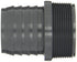 Spears 1436 Series PVC Tube Fitting, Adapter, Schedule 40, Gray, 3/4" Barbed x NPT Male