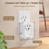 100ft Pre-Programmed, SURAIELEC Wireless Wall Switch Remote Control Outlet, No Wiring Needed, RF Range, Expandable