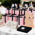 50 Pack Whaline Wedding Thank You Cards Boxed Black The New Mr & Mrs Car Cake Thank You Greeting Note Cards