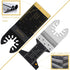 Yuanshikj 30PCS Mix Metal Wood Plastics Universal Oscillating Multitool Saw Blades, Professional Quick Release Kits