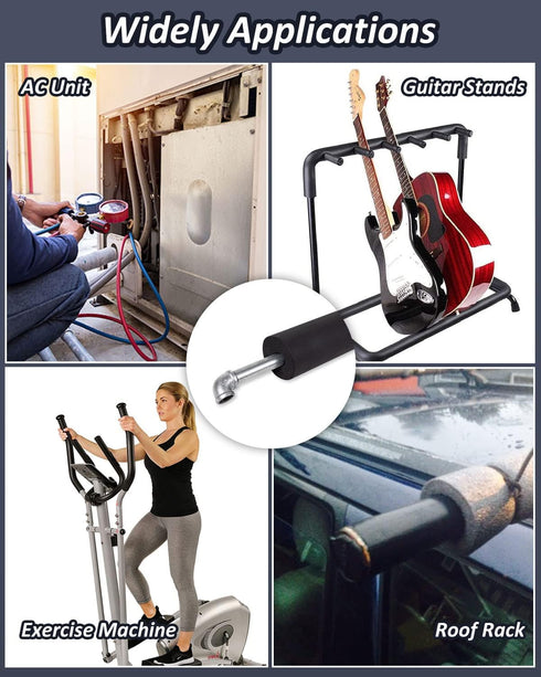 Pipe Insulation Foam Tube - 3/4 Inch Foam Tubing for AC Unit, Guitar Stands, Exercise Machine Handle and Roof Rack (3/4Inch ID-6FT)