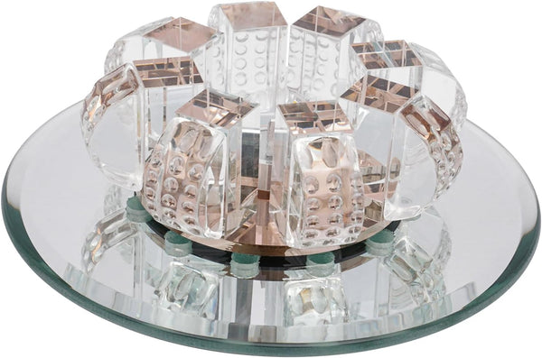 LIYUANJUN Crystal Chandelier, LED Ceiling Lamp Adjustable Light Flush-Mounted Ceiling Fixtue 9W Modern