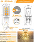 10 Pack G9 Bulb, 40 T4 Bulbs,4W 2700K 450Lumens Non-Dimmable, G9 LED Watt Equivalent Chandelier Light Warm White