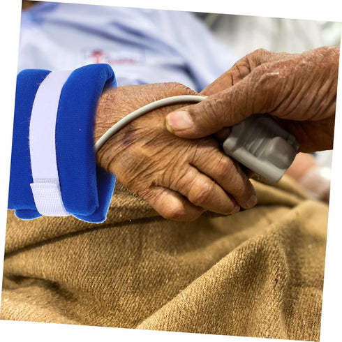 2pcs FOMIYES Elderly Medical Straps Limb Holders Comfortable System for Hospital Use -Injury Wrist Ankle Bands