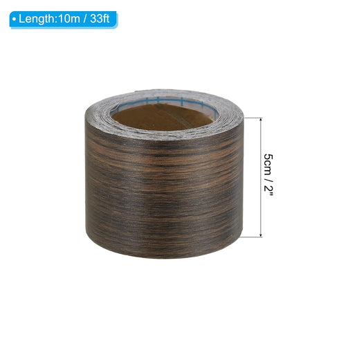 2in x33ft, PATIKIL Wood Grain Repair Tape Self Adhesive Realistic Textured Repair Tape Patch for Floor Door Table