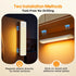 Dimmable 3 Closet 4 Pack Under Cabinet Rechargeable Lighting: Color Temperature Motion Sensor Lights Indoor - Battery