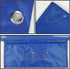 Mewise Standard Pocket Chart Plus Small Storage Bag for Classroom Teaching Supplies, Blue