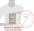 BERYLAND 5x7 10 Pack, Acrylic Sign Holder Paper Stand, Vertical Clear Frame, Double Sided Table Tent, Plexiglas