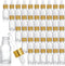 Kingrol 40 Pack Clear Glass Dropper Bottles, 10ml Tincture Bottles for Essential Oils, Perfumes, Chemistry Lab