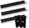 NEWISHTOOL Black Plastic Razor Blades, 300 PCS Double Edged Replacement for Scraper
