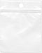 Plymor 2" x 2" Reclosable Plastic Bags - Case of 1,000, 2 Mil with Hang-Hole Zipper