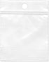 Plymor 2" x 2" Reclosable Plastic Bags - Case of 1,000, 2 Mil with Hang-Hole Zipper