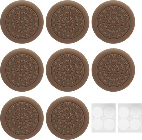 OMASUNB 8 1.57Inch Pcs Circular Cutting Board Feet Reusable Rubber Feets for Cutting Boards & Cutting Board Feet Non