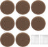 OMASUNB 8 1.57Inch Pcs Circular Cutting Board Feet Reusable Rubber Feets for Cutting Boards & Cutting Board Feet Non