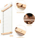 Clear Glass Weekly Dry Erase Calendar Whiteboard, 15x11" Menu & Meal Planner for Home Kitchen, Wood Marker Holder and 4