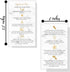 Hyaluron Pen Filler Aftercare Instruction Card, 50 Pack, Physical Printed Business Card Size, Marble Look Design