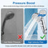 FdcZeyxior Shampoo Bowl Sprayer Head, Silver Adjustable Handheld Sink Sprayer Head Portable Shower Heads with Stop