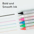 Set 12 U Brands Bold Tip Liquid Glass Whiteboard Markers with Eraser for Glass Boards, Dry Erase Boards, and Chalk