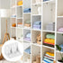 1.4"x0.9"x0.9" 30 PATIKIL Plastic Corner Braces, Pcs L-Shape Shelf Support Corner Brace Nylon Angle Brackets for Drawer