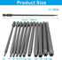 vibedor 11 Set, Set S2 6 Inch Enthusiasts150mm Pcs Durable Torx Screwdriver Security Tamper Proof Bit Steel Magnetic