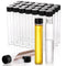 Nicunom 30 Pack Clear Small Glass Vials, 30ml Empty Vials with Screw Caps, Leak-Proof