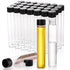 Nicunom 30 Pack Clear Small Glass Vials, 30ml Empty Vials with Screw Caps, Leak-Proof
