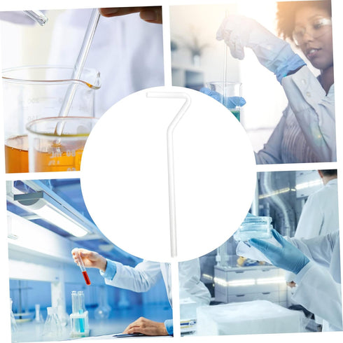 4pcs Glass Coating Rods, Laboratory Cell Spreader Tools, Glass Diffuser Cell Spreaders for Major Stirring