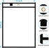 50 Packs Ndsox Oversized Dry Erase Pockets Reusable Plastic Sleeves Clear Job Ticket Holders Heavy Duty Transparent