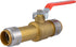 SharkBite Max 1 x 1 Inch Push-to-Connect Slip Ball Valve, Brass Plumbing