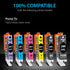 Smart Ink Compatible Ink Cartridge Replacement for Canon PGI-280XXL CLI-281XXL, 6 Combo Pack for Pixma TS9120 TS8320